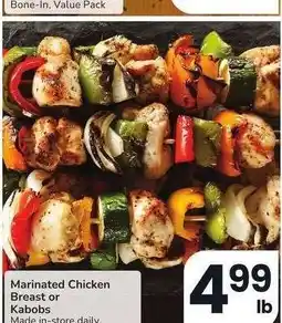 Albertsons Marinated Chicken Breast or Kabobs - Made in - store daily offer