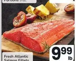 Albertsons Fresh Atlantic Salmon Fillets offer