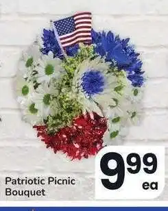 Albertsons Patriotic Picnic Bouquet offer