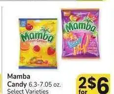 Albertsons Mamba Candy - 6.3-7.05 oz. Select Varieties offer