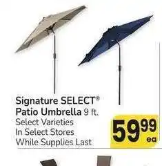Albertsons Signature SELECT Patio Umbrella - 9 ft. Select Varieties offer