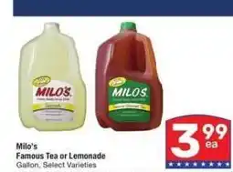 Albertsons Milo's Famous Tea or Lemonade - Gallon, Select Varieties offer