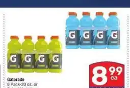 Albertsons Gatorade - 8 Pack - 20 oz. or Select Varieties offer