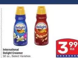 Albertsons International Delight Creamer - 32 oz., Select Varieties offer