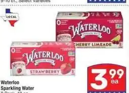 Albertsons Waterloo Sparkling Water - 8 Pack, 12 oz offer