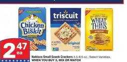 Albertsons Nabisco Small Snack Crackers - 3.5-8.5 oz., Select Varieties MIX OR MATCH offer