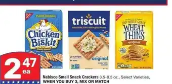 Albertsons Nabisco Small Snack Crackers - 3.5-8.5 oz., Select Varieties MIX OR MATCH offer