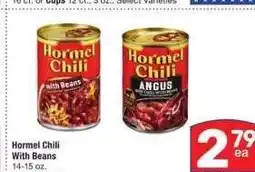Albertsons Hormel Chili With Beans - 14-15 oz. Select Varieties offer