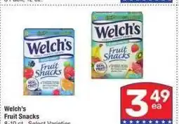 Albertsons Welch's Fruit Snacks - 8-10 ct., Select Varieties offer