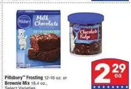 Albertsons Pillsbury Frosting 12-16 oz. or Brownie Mix 18.4 oz. - Select Varieties offer