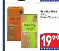 Albertsons Bota Box Wine - 3 ltr., Select Varietals offer