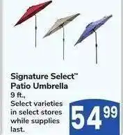 Albertsons Signature SELECT Patio Umbrella - 9 ft., Select varieties offer