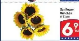 Albertsons Sunflower Bunches - 5 Stem offer