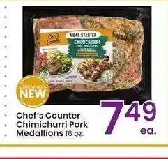 Albertsons Chef's Counter Chimichurri Pork Medallions - 16 oz offer