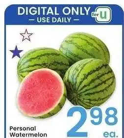 Albertsons Personal Watermelon offer