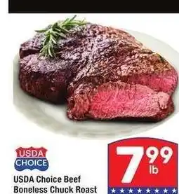 Albertsons USDA Choice Beef Boneless Chuck Roast offer