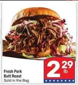Albertsons Fresh Pork Butt Roast - Sold in the Bag offer
