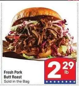 Albertsons Fresh Pork Butt Roast - Sold in the Bag offer