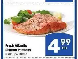 Albertsons Fresh Atlantic Salmon Portions offer