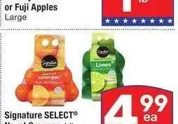 Albertsons Signature SELECT Navel Oranges 4 lb. or Limes 3 lb offer