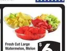 Albertsons Fresh Cut Large Watermelon, Melon Medley or Pineapple Bowls - 32 oz. Pkg offer
