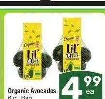 Albertsons Organic Avocados - 6 ct. Bag offer