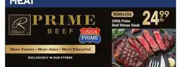 Albertsons USDA Prime Beef Ribeye Steak - BONELESS offer