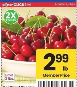 Albertsons Red Sweet Cherries offer