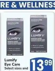Albertsons Lumify Eye Care - Select sizes and varieties offer