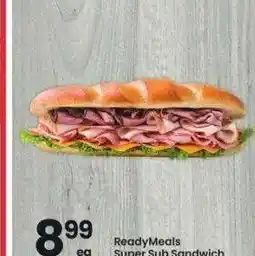 Albertsons Super Sub Sandwich - All American or Italian offer