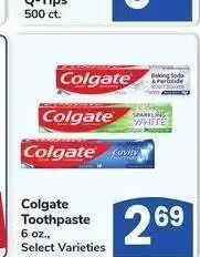 Albertsons Colgate Toothpaste - 6 oz., Select Varieties offer