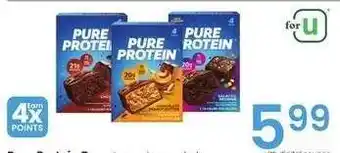 Albertsons Pure Protein Bars* - 4 ct., select varieties offer