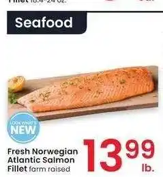 Albertsons Fresh Norwegian Atlantic Salmon Fillet - farm raised offer