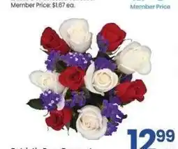 Albertsons Patriotic Rose Bouquet offer