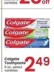 Albertsons Colgate Toothpaste - 6 oz., select varieties offer