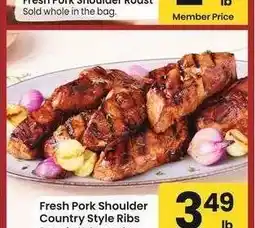 Albertsons Fresh Pork Shoulder Country Style Ribs - Bone - in. Value pack offer