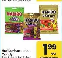 Albertsons Haribo Gummies Candy - 8 oz. Selected varieties offer