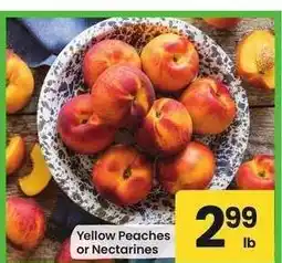 Albertsons Yellow Peaches or Nectarines offer