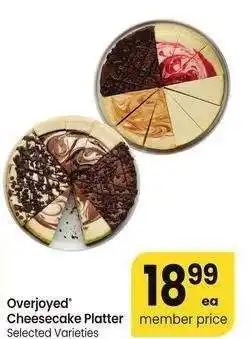 Albertsons Overjoyed Cheesecake Platter - Selected Varieties offer