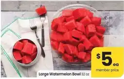 Albertsons Large Watermelon Bowl - 32 oz offer