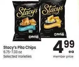 Albertsons STACY'S PITA CHIPS - 6.75-7.33 oz Selected Varieties offer