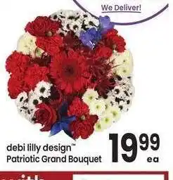 Albertsons debi lilly design Patriotic Grand Bouquet offer