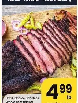 Albertsons USDA Choice Boneless Whole Beef Brisket - Sold Whole in Bag offer