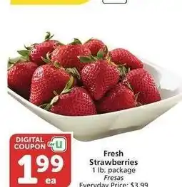 Albertsons Fresh Strawberries - 1 lb. package Everyday Price: $3.99 offer