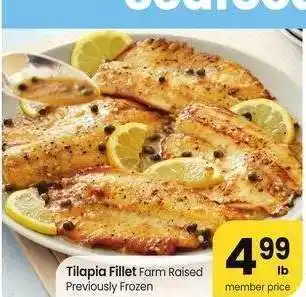 Albertsons Tilapia Fillet - Farm Raised Previously Frozen offer