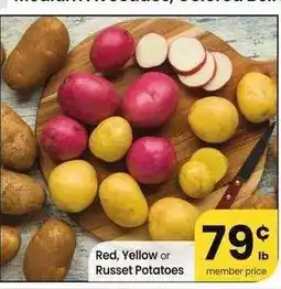 Albertsons Red, Yellow or Russet Potatoes offer