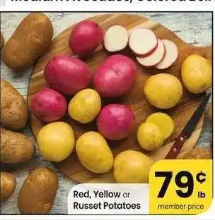 Albertsons Red, Yellow or Russet Potatoes offer