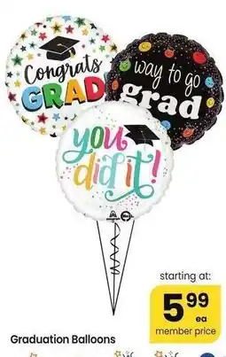 Albertsons Graduation Balloons offer