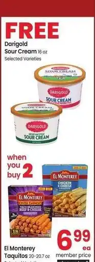 Albertsons El Monterey Taquitos - 20-20.7 oz Selected Varieties offer