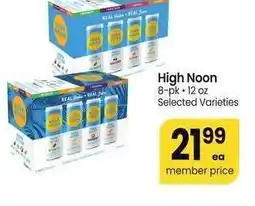 Albertsons HIGH NOON - 8 - pk • 12 oz Selected Varieties offer